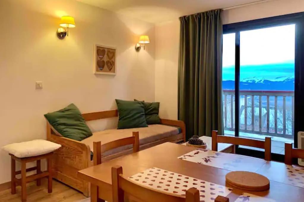 Charmant T3 Avec Vue Montagne Et Parking Privatif Font-Romeu-Odeillo-Via Exterior foto